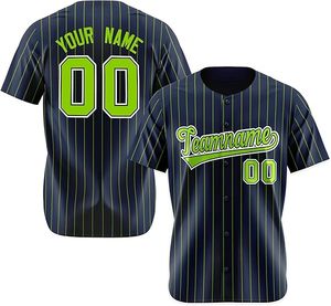 Fabricant de vêtements pour équipes de baseball, maillots de sport personnalisés, maillot de baseball respirant avec design rayé, vêtements d'équipe - Product Image 2