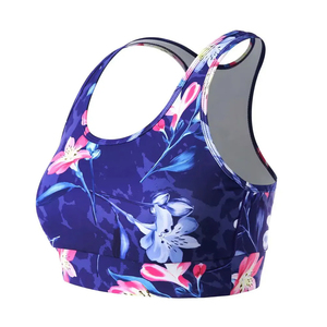 Soutien-gorge sublimé entièrement antichoc en 100 % polyester pour femme avec tissu personnalisable 100 % élasthanne/polyester - Product Image 2