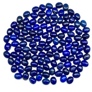 Natural <b>Lapis</b> <b>Lazuli</b> Oval Cut 10mm 8mm Cabochon <b>Lapis</b> <b>Lazuli</b> Stone Loose Gemstones Wholesale Price Bulk Lot For Jewelry Making - Product Image 4