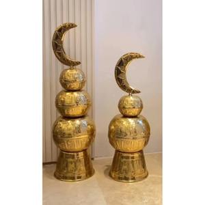 Decoración de Ramadán, Adorno de Minarete para Eid Al-Fitr Hecho de Metal y Acero Inoxidable - Product Image 3