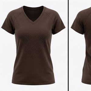 เสื้อยืดแขนสั้นผู้หญิงสำหรับฤดูร้อน เสื้อยืดผ้าฝ้ายสำหรับฤดูร้อน เสื้อยืดผู้หญิงสไตล์ใหม่ทันสมัย เสื้อยืดผู้หญิงคุณภาพดี - Product Image 1