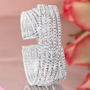 Cadena de Diamantes de Laboratorio IGI de Lujo, Joyería Fina Personalizable para Mujer, Brazalete de Diamantes en Oro de 10K/14K/18K - Product Image 1