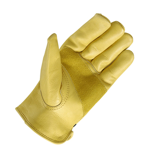 High Quality Cow <b>Split</b> Leather Mechanics Gloves Full Finger Safety Anti Heat Fire Resistant Safety Work Gloves - Product Image 2