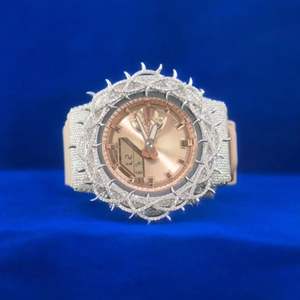 Reloj Unisex de Moissanita Helada Más Vendido, 40mm, Aleación, Negocios, Fecha Automática, Diamante Incoloro de Alta Calidad, Precio al por Mayor - Product Image 4