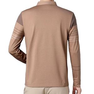 <b>Men's</b> POLO <b>Shirt</b> Summer Fashion Simple Stripes Breathable Comfortable Casual <b>V</b>-<b>Neck</b> Slim Button-Up Short-Sleeved Tops - Product Image 3