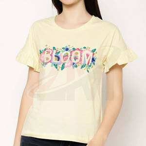 เสื้อยืดแฟชั่นปักลาย สวมใส่สบาย สไตล์ลำลอง สำหรับผู้หญิงทันสมัย แนวสตรีทแวร์ - Product Image 3