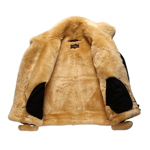 Veste en cuir véritable pour homme, design de mode de haute qualité, nouvelle arrivée, fourrure de mouton, qualité supérieure, vente en gros OEM - Product Image 5