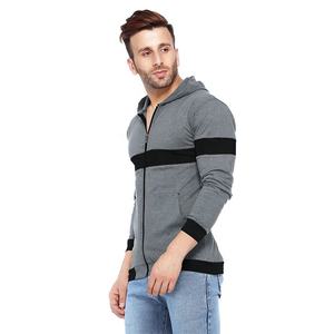 OEM personnalisé hommes grande taille 6XL sweat à capuche zippé hiver polaire sweatshirts avec impression en relief vêtements vêtements ensemble logo personnalisé - Product Image 5