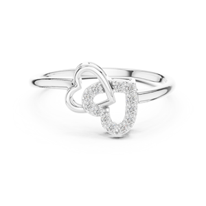 Anillo de Diamante Cultivado en Laboratorio para Mujer, Corte Brillante, Oro Rosa de 18 Quilates, Chapado en Rodio, para Compromiso, Fiesta, San Valentín, Uso Diario - Product Image 5