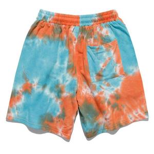Shorts de survêtement décontractés pour hommes, très tendance, 100 % coton, avec broderie de logo personnalisée, design uni écologique - Product Image 2
