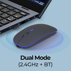 Wireless <b>Mouse</b> Dual Mode 2.4GHz + BT up to 1600 DPI Ergonomic Design 4 Buttons - Product Image 2