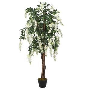 Árbol de Wisteria Artificial Verde y Blanco - Product Image 1