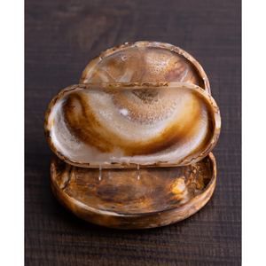 Bandeja de Servicio de Resina de Diseño Personalizado, Bandeja Decorativa Hecha a Mano para Decoración del Hogar y Servicio, Disponible al Mejor Precio - Product Image 3