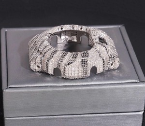 DW6900 Custom Luxury Watch Frosted Steel <b>Case</b> Mod Edition Iced Out CasiOak Style DW6900 Premium Custom Mod Watch - Product Image 5