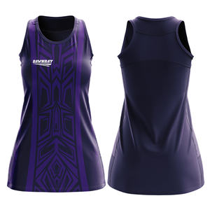 Tenue de netball professionnelle pour équipe |   Uniforme de netball par sublimation avec logo, nom et numéro de l'équipe |   Polyester respirant - Product Image 5