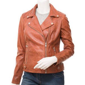 <b>Women</b> Real <b>Leather</b> Moto Biker <b>Jacket</b> <b>Vintage</b> Motorcycle Style Manufacturer <b>Women</b> Genuine Lambskin <b>Leather</b> <b>Jacket</b> Custom Logo - Product Image 6