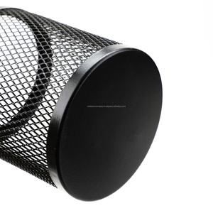 Diseño de tendencia Organizador de escritorio de malla de hierro de tamaño personalizado Organizador escolar de forma redonda más vendido hecho de metal - Product Image 2