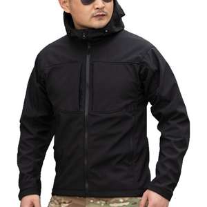 Premium Quality With custom Logo Autumn <b>Soft</b> <b>Shell</b> <b>Jacket</b> Zipper Sports Outdoor Waterproof Windproof Stand Collar For <b>Mens</b> - Product Image 6