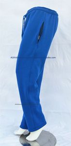 Royal <b>Blue</b> <b>Women's</b> Regular Fit 100% Cotton <b>Cargo</b> Pants Elastic Waist High Waist Wide Leg Winter Private Label Apparel - Product Image 2