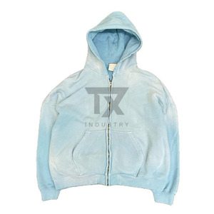 New Arrival Women Acid Wash Hoodie For Street Wear Wholesale <b>Cheap</b> Price Streetwear Heavyweight Pullover Hoodie Oem Service - Product Image 1