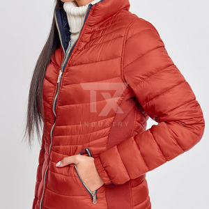 Latest Design Cheap Price Women Puffer Jacket Low MOQ Solid Color Women Puffer Jacket In Low MOQ New Fashion - Product Image 2