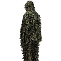 Combinaison Ghillie Camouflage Forêt Intégrale pour Sniper, Tenue Tactique Professionnelle pour Hommes, Combinaison Ghillie à Feuilles, Tenues de Sniper