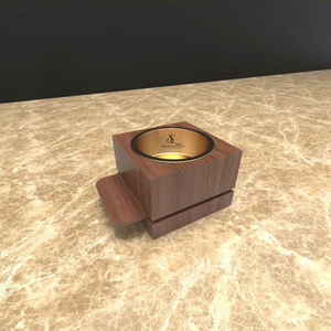 Brûleur à Bakhoor en Bois Créatif, Support d'Encens Oud Arabe Moderne Superposé avec Coupe Métallique Amovible, Vente en Gros pour Utilisation d'Encens - Product Image 3