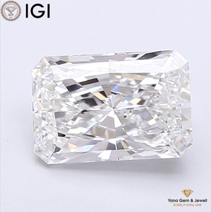 Diamant de laboratoire CVD de 2,00 carats, forme radiant, couleur F, clarté VVS1, avec certificat IGI, idéal pour un cadeau d'anniversaire - Product Image 1