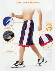Men's Summer Sports Shorts Quick-Drying Ice Silk <b>Mesh</b> <b>Pants</b> Casual Loose Fit with Drawstring Closure Solid Pattern Hot Styles - Product Image 6