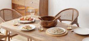 Round Wooden Salad Bowl Decorative Fruit and Serving Bowl for Home <b>Kitchen</b> Tableware At Wholesale Price - Product Image 5