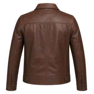 Men's <b>Racer</b> <b>Jacket</b> Stylish Stand Collar Design With Durable Materials For Riding Road Trips And Casual Fashion Looks Cheap - Product Image 2