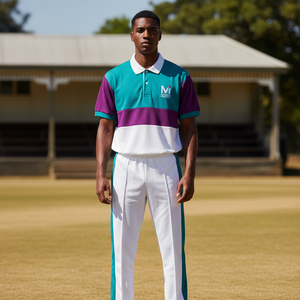 Uniforme de cricket sublimé de qualité supérieure, design d'équipe personnalisé, maillot et pantalon de cricket professionnels respirants pour athlètes - Product Image 6