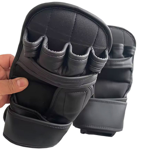 Guantes de Sparring MMA de 7oz, Cuero PU Premium, Protección en los Nudillos, con Correa de Muñeca Ajustable, para Gimnasio, Venta al Por Mayor - Product Image 1