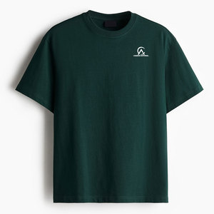 T-shirt homme en coton mélangé, manches courtes, coupe confortable, couleur unie, idéal pour les tenues d'été, meilleur prix. - Product Image 1