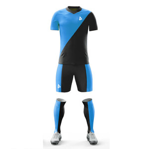 Ensembles d'uniformes de football de couleur unie pour jeunes et adultes, tenues d'entraînement, conception personnalisée - Product Image 2