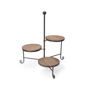 Wholesale Price Round Wooden Cake Stand for <b>Bakery</b> Dessert Display and Kitchen Table Decor Round wooden cake - Product Image 5