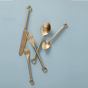 Ensemble de couverts en acier inoxydable luxueux pour la décoration de table d'hôtel, ensemble de couverts en métal de la plus haute qualité, accessoires de cuisine - Product Image 3