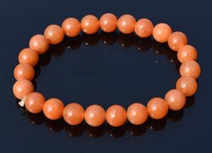 Pulsera de energía de cristal de Aventurina roja, brazalete de piedras preciosas curativas de chakra - Product Image 4