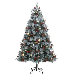 Sapin de Noël Artificiel Articulé avec 300 LED et Ensemble de Boules 94,5 Pouces - Product Image 4
