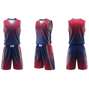 Conjunto de camiseta y pantalones cortos de baloncesto personalizados para hombre – Diseño New Eagle en rojo y azul marino |   Ropa Deportiva al por Mayor - Product Image 5