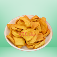 Gefreeze-droogde hoogwaardige HACCP-gecertificeerde jackfruitchips, pitloos |   Niet-GMO Natuurlijk Zoet 100% Jackfruit Extreem Fruitig