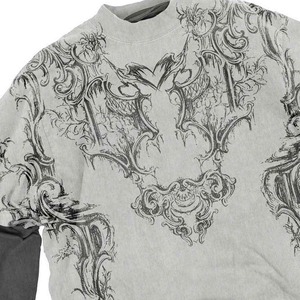Camiseta de Manga Larga Personalizada para Hombre, Doble Capa, Moderna, 100% Algodón, Impresión Personalizada, Transpirable, Estilo Casual, Unisex - Product Image 2