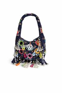 Sac à bandoulière tendance fait main avec perles, élégant pour mariée et soirée, sac de déclaration de style, fournisseur - Product Image 5