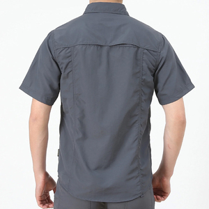 เสื้อเชิ้ตทำงานสำหรับผู้ชายแบบทนทาน ผลิตจากผ้าคุณภาพสูง พร้อมกระเป๋าที่แข็งแรง ทนทาน จัดจำหน่ายโดยตรงจากโรงงาน - Product Image 2