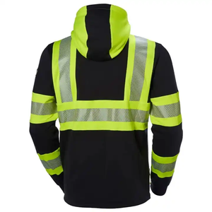 Chaqueta de Trabajo de Alta Visibilidad con Logotipo Personalizado, Chaqueta de Seguridad Reflectante con Capucha para Construcción, Seguridad y Equipos de Trabajo al Aire Libre - Product Image 2