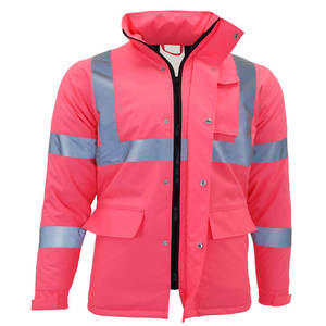 Reflective Safety <b>Jacket</b> Work Wear Best Selling High Visibility <b>Worker</b> <b>Jackets</b> Polyester Anti-Wrinkle Unisex - Product Image 1