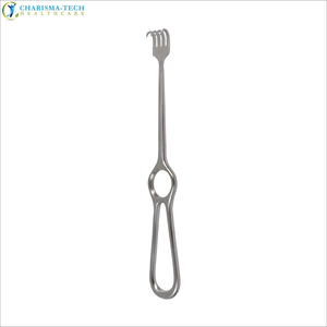 CHARISMATECH Premium Volkmann Bone Retractor - Rétracteur osseux Volkmann en acier inoxydable à 1-6 dents, réutilisable, pour orthopédie et petites articulations - Product Image 1