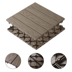 Set di 27 Piastrelle Incastrabili Ignifughe in Plastica 30x30cm, Impermeabili per Pavimenti da Esterno e Interno - Product Image 4