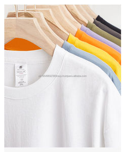 เสื้อยืดผู้ชายสำหรับทุกเพศเสื้อยืดโอเวอร์ไซส์ผ้าคอตตอนพิมพ์ลายปักออกแบบได้ตามต้องการ - Product Image 1