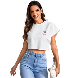 Top Corto para Mujer, Diseño Moderno y Elegante, Tejido Elástico Altamente Transpirable, Costuras Perfectas, Ideal para Uso Diario - Product Image 2